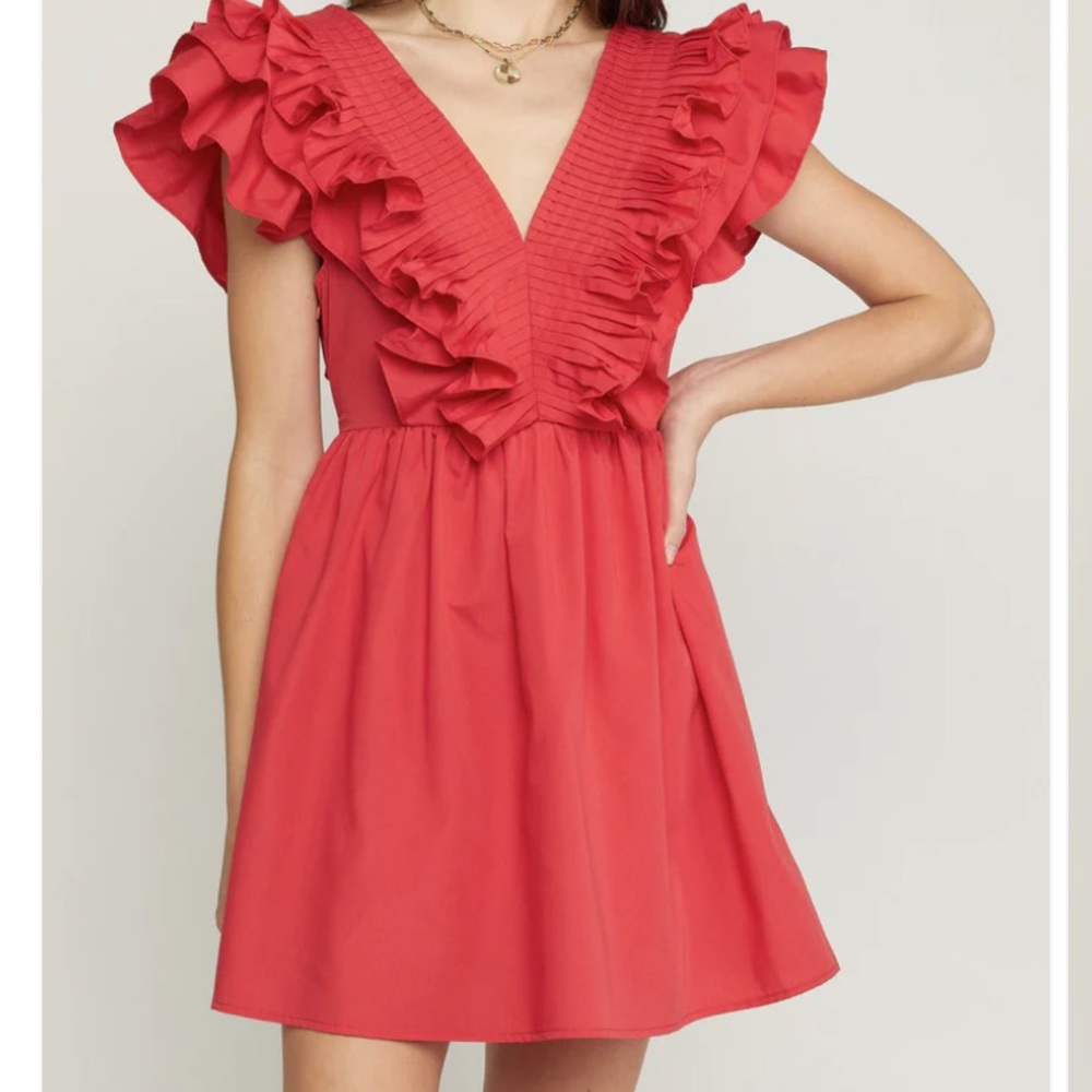 Red dress